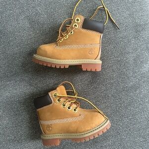 Timberland Kids Brown and Black Boots